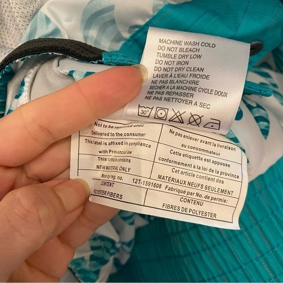 BILLABONG Caltyr Girls Teal Hoodie Ski Snowboard Jacket Size Medium - Picture 10 of 10